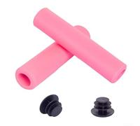 Gdfnmogo Anti Slip Soft Foam Silicone Handlebar Grips Comfortable Sponge Bar Ends Non Scratch Design Easy Clean Wet Fit 130mm(Pink)