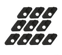 Gdfnmogo Arrow Rest for Recurve Bow - Right-Handed Accessory, Lightweight ABS Arrow Holder, 3 x 2 x 1.3 cm, 1.5 g per Piece, Hunting & Target Shoo(10PCS)