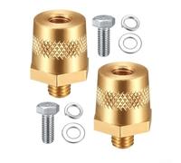 Gdfnmogo Automotive Battery Terminal Adapters M8 With Screws And Washers For Secure Electrical Connections In Cars, Trucks, Motorcycles, Boats, And RVs