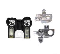 Gdfnmogo Battery Terminal Clamp Set with Fuse Terminals for 2011-2014 Models - 12V 120A/200A Bipolar Positive & Negative Clips, Stainless Steel + Iron Construction, Black