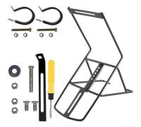 Gdfnmogo Bicycle Front Rack With Aluminum Alloy Body And Steel Structural Elements Long Term Performance In All Weather(C)