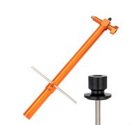 Gdfnmogo Bike Lever Alignment Tool,Height Horizontal Left Right Symmetrical Adjuster Derailleur Hanger Alignment Gauge,Bike Repair Leveling Tool(Orange)