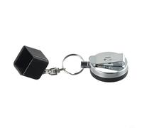 Gdfnmogo Billiards Chalk Holder, Telescoping Metal-Plastic Design with Retractable Rope, Clip-On Belt/Pocket Carry for Snooker and Pool Players