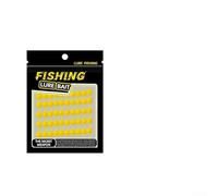 Gdfnmogo Biomimetic Fishing Bait, Soft Silicone Bead Lure with Dynamic Tail Movement and Adjustable Buoyancy, for Crucian & Grass Carp in Still Wate(4MM YELLOW)