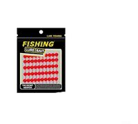 Gdfnmogo Biomimetic Fishing Bait, Soft Silicone Bead Lure with Dynamic Tail Movement and Adjustable Buoyancy, for Crucian & Grass Carp in Still Wate(4MM RED)