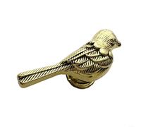 Gdfnmogo Bird Handle Furniture Pull for Cupboard and Wardrobe Applications, Made from zinc Alloy with a Multi Layer Coating for Durability and Aesthetic Appeal (Gold)