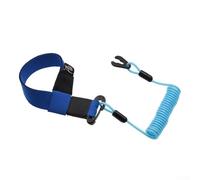 Gdfnmogo Boat Kill Switch Lanyard, Guaranteeing Automatic Engine Cut-Off, Lasting Nylon-Coiled Cord with 3mm Neoprene Wrist Strap, Compatible with (B)