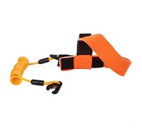 Gdfnmogo Boat Kill Switch Lanyard, Nylon-Coiled Cord with 3mm Neoprene Wrist Strap, Guaranteed For Recoil Memory & Secure Engine Cutoff for Ski and Pers(B)