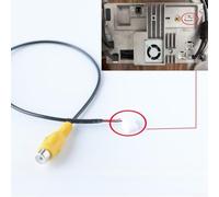 Gdfnmogo Camera Input Cable for, Guaranteeing Clear Video Signal Transmission, Compatible with Backup Camera Systems in Vehicles