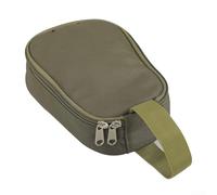 Gdfnmogo Camping Tableware Storage Organizer 20X15x55cm Oxford Cloth Dish Container Bowl Bag with Handle Double Zipper, for Picnic, Camping Cutlery