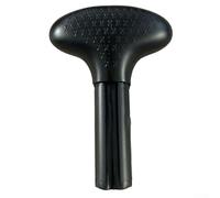 Gdfnmogo Canoe Paddle T Handle for Paddles, 24mm Straight Rod Replacement Grip with Ergonomic PVC T Hand, Compatible with Inflatable For and Dinghy