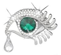 Gdfnmogo Car Air Vent Aromatherapy Diffuser, Rhinestone Angel Tear Design, Metal Construction, Floral Jasmine Scent, Long-Lasting Up to 90 Days, (GREEN)