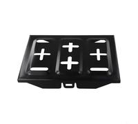 Gdfnmogo Car Battery Bracket - Adjustable Fixed Frame Battery Tray for Secure 12V Automotive Battery Mounting, Heavy-Duty Iron Construction with Black Powder-Coated(TRAY)