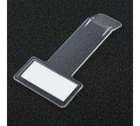 Gdfnmogo Car Parking Ticket Holder Clip, 5-Pack Plastic Windscreen Mount for Pay & Display Permits, Business Cards or Shopping Lists, UK Vehicle Inte