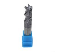 Gdfnmogo Carbide Square End Mill,Solid Carbide End Mill 4 Teeth,1Mm-12mm Grain Carbide End Mill For Stainless Steel,Copper,Cast Iron,Plastic And Wood(12MM)