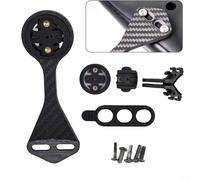 Gdfnmogo Carbon Fiber For Bike Computer Mount for Road Cycling, Lightweight 28g Handlebar Bracket For, For Cateye, Blackbird Light