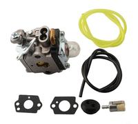 Gdfnmogo Carburettor Kit Replacement for McCulloch 122HD45 122HD60 122C String Trimmer and Chainsaw, OEM 523012401 581734301 with Gaskets, Fuel Line, Grommets and Fuel