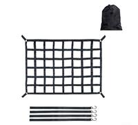 Gdfnmogo Cargo Net Roof Rack and Truck Bed Mesh Net, Heavy Duty Elasticated Load Securing Net for SUV Pickup Off Road Gear Storage(S-127 * 106cm)