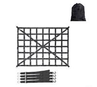 Gdfnmogo Cargo Net Roof Rack and Truck Bed Mesh Net, Heavy Duty Elasticated Load Securing Net for SUV Pickup Off Road Gear Storage(MX-166 * 127cm)