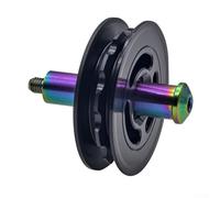 Gdfnmogo Chain Tensioner Pulley and Bolt Kit for Folding Bikes, 11T Nylon Guide Wheel with TC4 Alloy M5×0.8 Bolt, 8mm or 10mm Diameter(INNER DIAMETER 10MM)