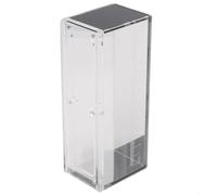 Gdfnmogo Children's Acrylic Fish Viewing Box with Measurement Scale for Crab Frog and Small Animals Observation - Outdoor Camping Tool in Mult(BLUE)