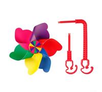 Gdfnmogo Childrens for Windmill Toy Having 5 Colorful for Kids Scooter Tricycle Plus Stroller 2-pack Pvc Fan Decoration (5)