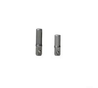 Gdfnmogo Chrome Vanadium Steel Drill Socket Adapter Set, 1/4in Hex Shank Extension for Bars Compatible with Impact Driver or Power Drill, Quick-Change Conversion(2pcs(25mm+30mm))