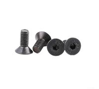 Gdfnmogo Cleat Mounting Screws 8-Piece Set for -Compatible Lock Shoes - High-Strength 10.9 Steel For Bike Pedal Fasteners, Black