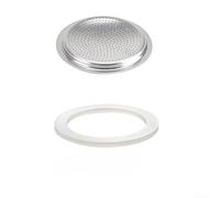 Gdfnmogo Coffee Maker Replacement Parts, Silicone Rubber Gasket Seal for Espresso Moka Pot, Multiple Sizes from 1 to 12 Cups(2 cup+sieve)