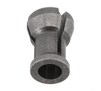 Gdfnmogo Collet Chuck Set for Electric Router and Engraving Trimming Machine, Carbon Steel 6mm/6.35mm/8mm, 1 or 3 Pieces, Fits Wood Milling Cutter(6mm)