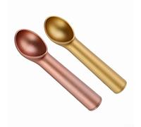 Gdfnmogo Commercial Grade Ice Cream Scoop with Self-Defrosting Feature, Cast Aluminum Gelato Scoop for Hard Frozen Desserts, Spear-Shaped Design for Easy Scooping(A)