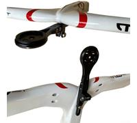 Gdfnmogo Computer and Camera Mount Holder for Edge Series, Adjustable Front Light Bracket Compatible with Action Cameras, Black