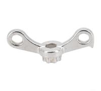 Gdfnmogo Cycling Crankset Puller Wrench for Integrated Bottom Bracket, Left Crank Hook Removal Tool with 8mm Adjustment Cover Key for Bike Maintenance Repair