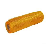 Gdfnmogo Deco Mesh Ribbon, Polypropylene, Metallic Foil Stripes, Multi-Colour, 26Cm X 10Yd, For Christmas Wreaths, Bows, Swags, Garland, DIY Crafts(gold)