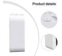 Gdfnmogo Digital Alarm Clock with Large Backlight Display, Snooze and Alarm Functions, Calendar and Time Data for Bedside or Desktop Use, Multifunction Electronic Table(white)