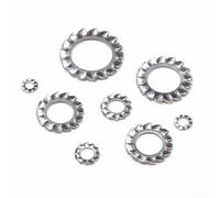Gdfnmogo Diverse 300pcs Set Of Stainless Steel Lock Washers Catering To Multiple Fastening Needs