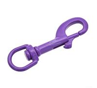 Gdfnmogo Diving Single Ended Clip Hook, 75Mm Stainless Steel Bolt Snap Scuba Gear Attachment, For BCD Weight Belt Underwater Equipment (Purple)