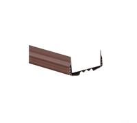 Gdfnmogo Door Bottom Seal Strip for Gaps 0.3-1.5cm, PVC Windproof & Sound Insulating Draft Stopper for Doors 3.5-8cm Wide, Easy Cut to Fit 96cm Len(BROWN)