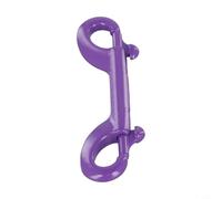 Gdfnmogo Double-Ended Clip Hook for Scuba Diving, 90mm Stainless Steel Bolt Snap, Rust-Resistant 316 Grade, Handed Locking, Secure Gear Attachment(PURPLE)