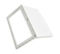 Gdfnmogo Dust Type Water-repellent Box Wallmounted Prottion Cover for Eltrical Shield Switches Plastic Resistant Abs 86 Socket Outlets Baroom Balcony(BLACK)