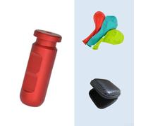 Gdfnmogo Ear Equalization Trainer, Made of Anodized Aluminum Alloy for Lasting Strength and Anti-Rust Performance, Freediving Practice Tool for Spearfishing(RED)