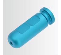 Gdfnmogo Ear Equalization Training Tool for Freediving and Spearfishing, Aluminum Alloy Ear Pressure Balancer Aid with Ergonomic Double-Sided Groove(Blue)