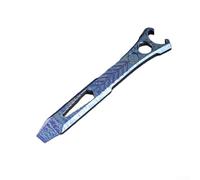 Gdfnmogo EDC Multi-Tool Pry Bar with Screwdriver and Bottle Opener, Lightweight Metal Pocket Crowbar with Ergonomic Grip for Everyday Tasks and Outdoor(Color)