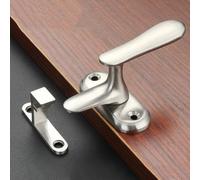 Gdfnmogo Efficient Stainless Steel Door Latch for Wood Casement and Bathroom with Distinctive Oval Handle (L)