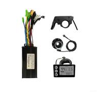Gdfnmogo Electric Bike Controller Kit, 36/48V 26A Sine Wave Controller, With S866 Display Throttle 8 PAS, S866 Display, Scooter Modification