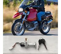 Gdfnmogo Electric For Battery Lock with Aluminum Alloy Key Switch for Battery Case On/Off Ignition, Cycling Accessory for E-For Bike Replacement