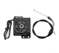 Gdfnmogo Electric Motorcycle Speed Controller Unit with Cable Pull Assembly - Central Control Governor for E-Scooter Throttle Regulation, Black PC Housing, 69 cm Cable(CONTROL + LINE)