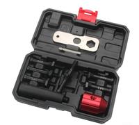 Gdfnmogo Electric Pneumatic Riveter Tool Set with Replacement Tips, Heavy Duty Rivet Nut Tool for M2-M10 Fastening Tasks, Includes Conversion Heads & Carry Case(-M10)