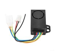 Gdfnmogo Electric Scooter Security System, Ebike Alarm with Dual Remote Control and Keyless One Button Start, Anti Theft Device for 36V to 72V Electric Vehicles(6pin)