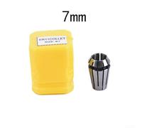 Gdfnmogo ER11 Collet Set for CNC Milling Machine, Lathe, Engraving Tool - 7pcs 1mm to 7mm Metric Shank Compatibility, Made of Hardened 45 Carbon Steel(7MM)